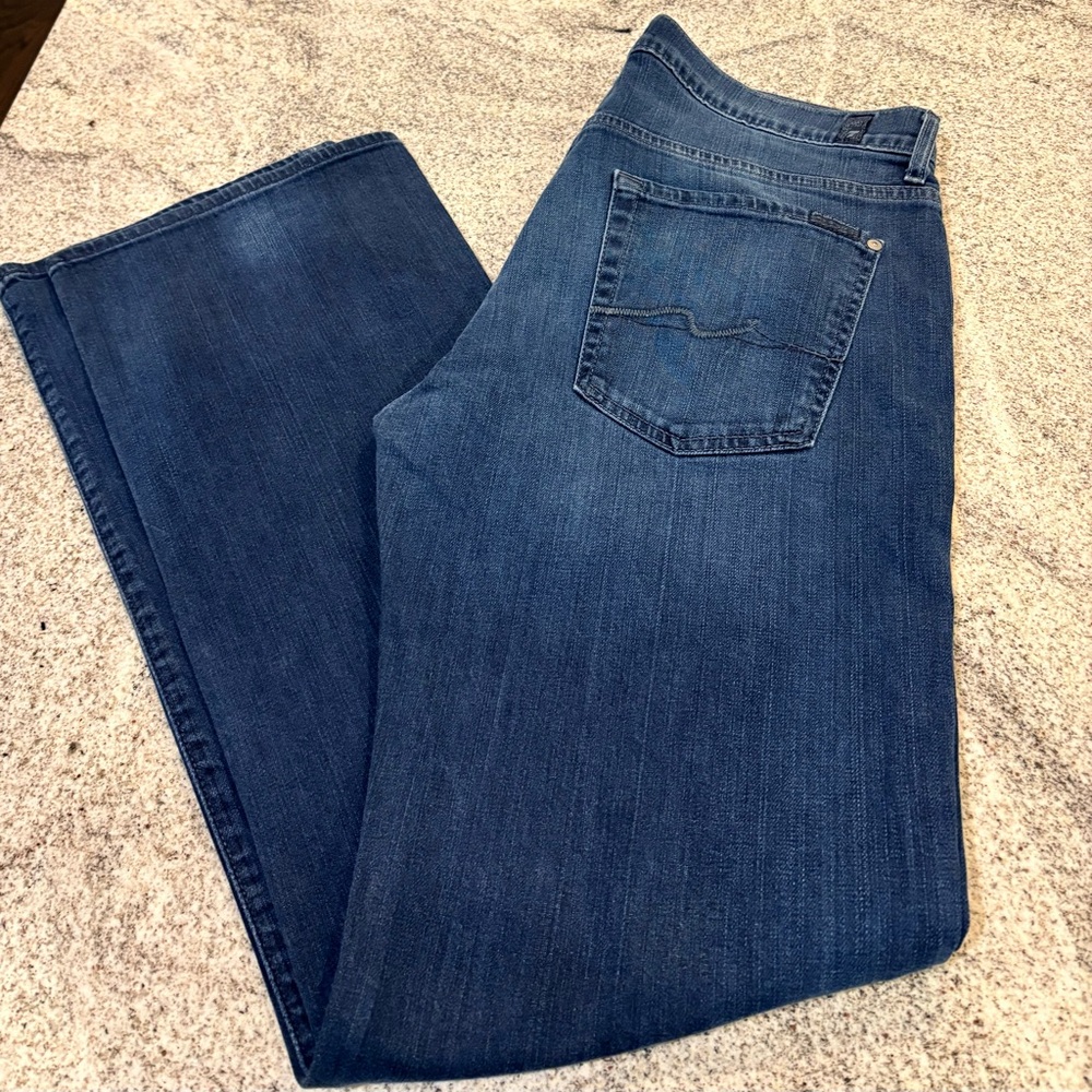 7 For All Mankind Women's Boot Cut Jeans - Blue